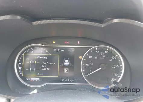 2021 Nissan Versa Sv Xtronic Cvt из США, поврежденный, VIN 3N1CN8EV4ML846659